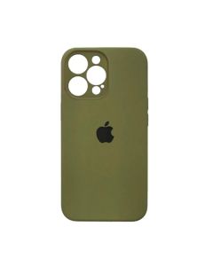 Чехол Soft Touch для Apple iPhone 13 Pro Army Green with Camera Lens Protection Square