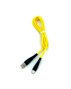 Кабель Denmen D19V Micro USB 2.4A Yellow