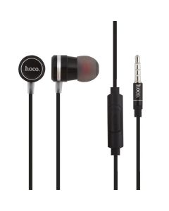 Навушники HOCO M16 Ling sound metal universal earphone with mic Black