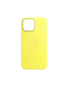 Чохол для смартфона Leather AAA Full Magsafe IC for iPhone 14 Canary Yellow