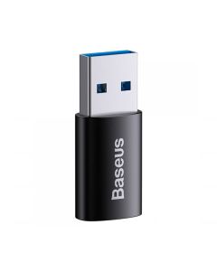 Перехідник Baseus Ingenuity Mini OTG USB 3.1 to Type-C Black (ZJJQ000101)