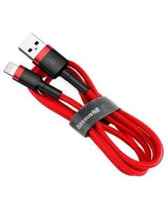 Кабель Baseus Cafule Cable USB Lightning 2.4A 1m Red