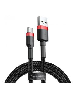 Кабель Baseus Cafule Cable USB Type-C 2A 3m Red/Black (CATKLF-U91)