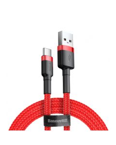 Кабель Baseus Cafule Cable USB Type-C 2A 3m Red/Black