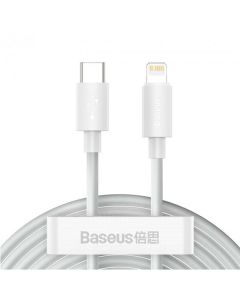Кабель Baseus Simple Wisdom Data Cable Kit Lightning 1.5m (2PCS/Set) White (TZCATLZJ-02)