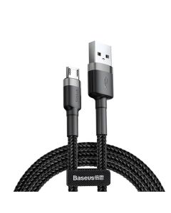 Кабель Baseus Cafule Cable USB Micro USB 1.5A 2m Gray/Black (CAMKLF-CG1)