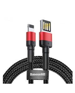 Кабель Baseus Cafule Special Edition Cable USB Lightning 2.4A 1m Red/Black (CALKLF-G91)
