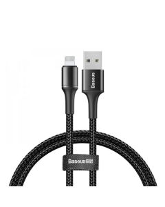 Кабель Baseus Halo Data Cable USB Lightning 2.4A 1m Black