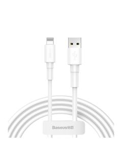 Кабель Baseus Mini Cable USB Type - C to Lightning 2.4A 1m White