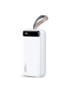 Зовнішній акумулятор Cord P1 30000mAh PD 20W+QC22.5W White (RL073177)