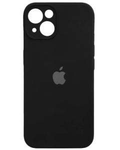 Чехол Soft Touch для Apple iPhone 13/14 Black with Camera Lens Protection Square
