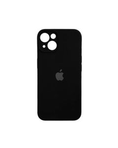 Чохол Soft Touch для Apple iPhone 13 Black with Camera Lens Protection Square