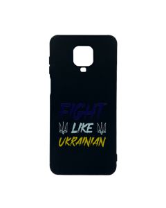 Чохол Wave We are Ukraine Case Xiaomi Redmi Note 9s/Note 9 Pro/Note 9 Pro Max Black Fight Like Ukrainian