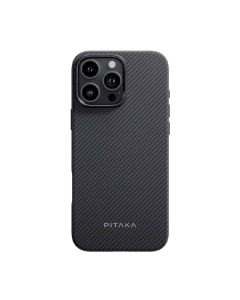 Чехол Pitaka iPhone 16 Pro Max Case with MagSafe Black/Grey (KI1601PMPA)