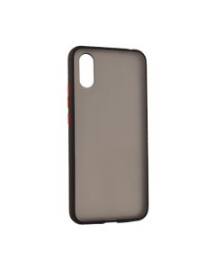 Чехол накладка Goospery Case для Xiaomi Redmi 9a Black/Red