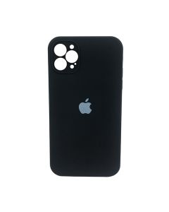 Чохол Soft Touch для Apple iPhone 12/12 Pro Black with Camera Lens Protection Square