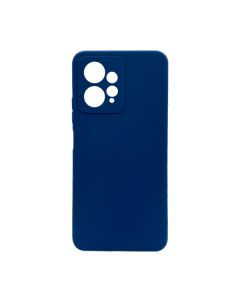 Чехол Original Soft Touch Case for Xiaomi Redmi Note12 4G Dark Blue with Camera Lens