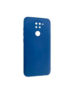 Чохол Original Soft Touch Case for Xiaomi Redmi Note 9/Redmi 10x Midnight Blue with Camera Lens