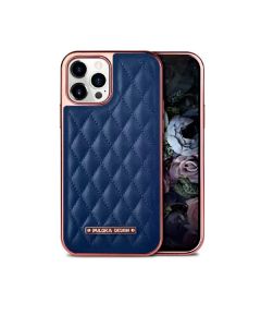 Чехол Puloka Leather Case для iPhone 12/12 Pro Blue