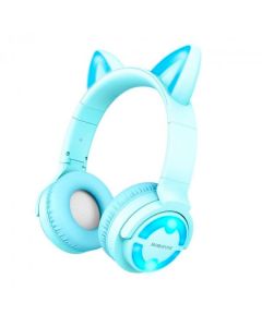 Bluetooth Навушники Borofone BO15 Cat Ear Blue