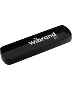 Флешка Wibrand 8GB Grizzly USB 2.0 Black (WI2.0/GR8P3B)