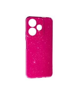 Чехол Silicon Shiny Case Xiaomi 13/Poco M6 Glitter Rose Red