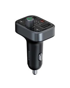 АЗП з FM-модулятором Baseus S-09 Lite Series Car FM Transmitter Cluster Black