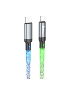 Кабель HOCO U112 Shine PD charging data cable for iP Gray