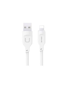 Кабель Usams US-SJ618 2.4A Lightning Charging &amp; Data Cable -- Moe Series 1m White