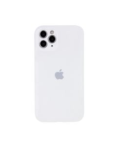 Чехол Original Soft Touch Case for iPhone 12 Pro White with Camera Lens