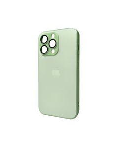 Чохол для смартфона AG Glass Matt Frame Color Logo for Apple iPhone 11 Pro Light Green