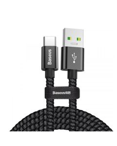 Кабель Baseus Double Fast Charging Cable USB Type-C 5A 1m Black