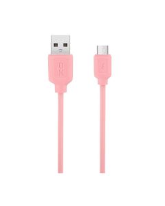 Кабель XO NB36 Micro USB 1m 2.1A Pink