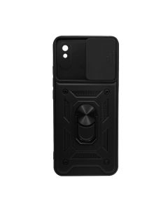 Чохол Armor Camshield Case для Xiaomi Redmi 9a with Ring Black with Camera Lens