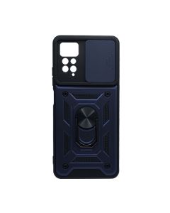 Чохол Armor Camshield Case для Xiaomi Redmi Note11 Pro/ 5G/Note 12 Pro 4G with Ring Dark Blue with Camera Lens