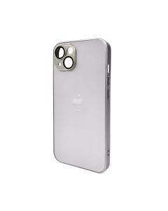 Чохол для смартфона AG Glass Matt Frame Color Logo for Apple iPhone 13 Titanium Grey