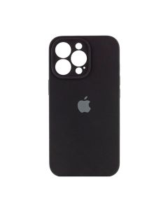 Чехол Soft Touch для Apple iPhone 14 Pro Max Black with Camera Lens Protection Square