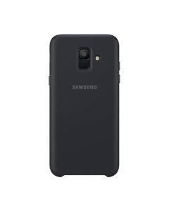 Чехол накладка Samsung A6 2018 EF-PA600CBEGRU Layer Cover (Black)
