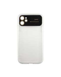 Silicon Sting Case iPhone 12 Clear with Camera Lens