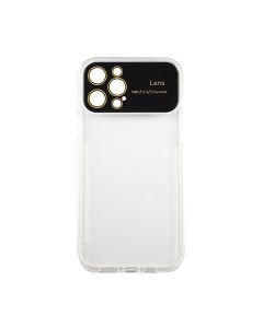 Silicon Sting Case iPhone 12 Pro Max Clear with Camera Lens
