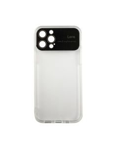 Чохол Silicon Sting Case iPhone 12 Pro Clear with Camera Lens