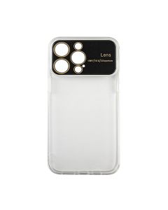 Чохол Silicon Sting Case iPhone 15 Pro Max Clear with Camera Lens