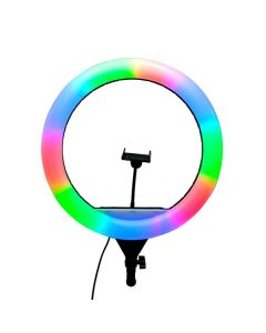 Набор для блогеров 2 в 1 кольцевая лампа 26 см CXB-RGB260 + тренога Tefeng 3110 Black