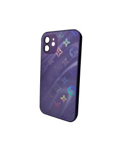 Чохол для смартфона AG Glass Gradient LV Frame for Apple iPhone 14 Deep Purple