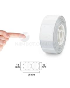 Етикетки NIIMBOT TT14*28-220 Round Transparent For D11/D110/D101/H1S (A2G88778901)