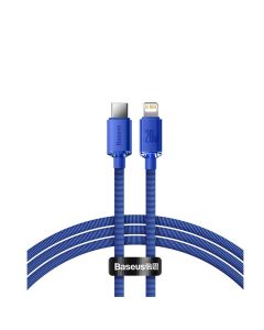 Кабель Baseus Crystal Shine Series Fast Charging Data Cable Type-C to iP 20W 1.2m Blue