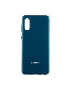 Чехол Original Soft Touch Case for Samsung A02-2021/A022 Dark Blue