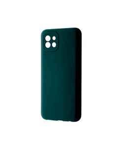 Чехол Original Soft Touch Case for Samsung A03-2022/A035  Dark Green with Camera Lens