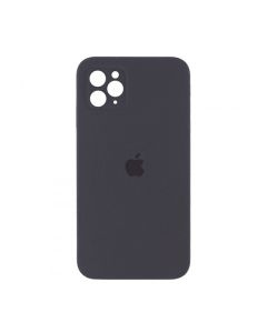 Чохол Soft Touch для Apple iPhone 12/12 Pro Dark Grey with Camera Lens Protection Square