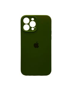 Чехол Soft Touch для Apple iPhone 13 Pro Max Dark Olive with Camera Lens Protection